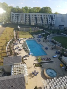 Guest House ariel of the pool