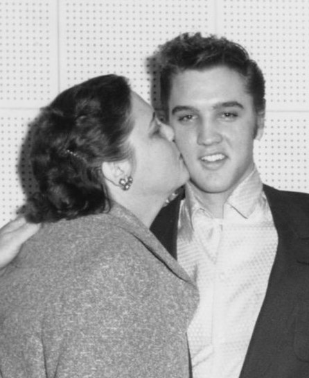 Elvis and his mother