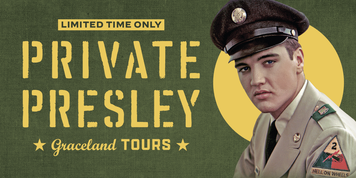 Elvis in Army Uniform about Private Presley Tours