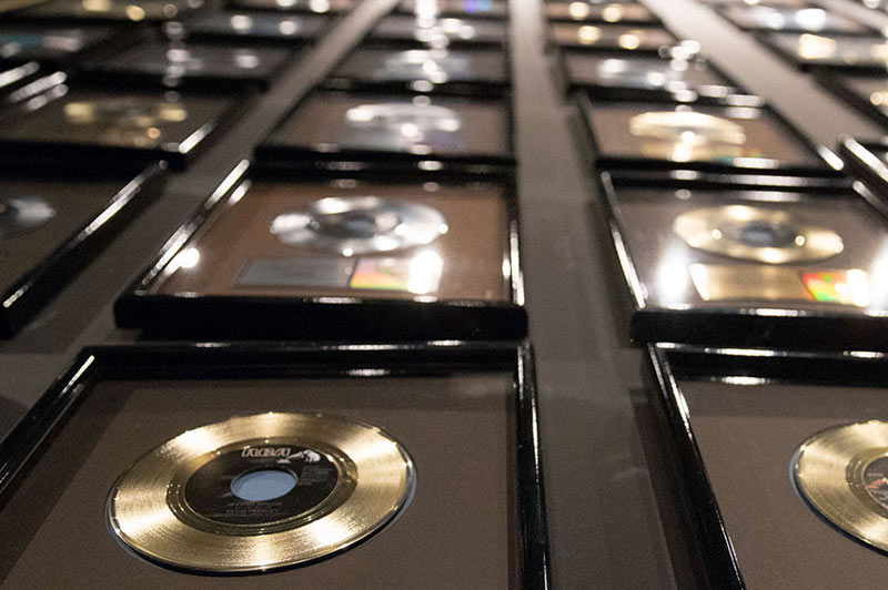 Wall Of Records | The Guest House at Graceland Wall Of Records